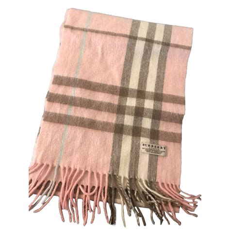 burberry scarf pink stripe|burberry scarf pink cashmere wool.